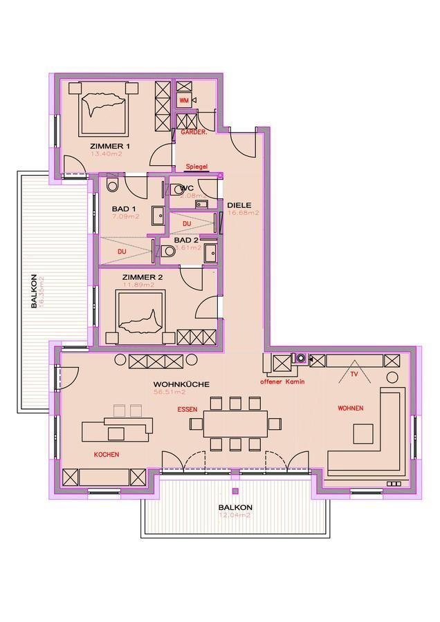 ホラースバッハ・イム・ピンツガウAlpin Penthouse Hollersbachアパートメント エクステリア 写真